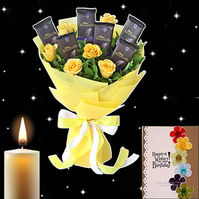 "Midnight Surprise Flowers - codeMF07 - Click here to View more details about this Product